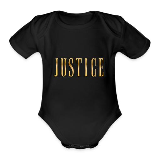 Golden Justice - Organic Short Sleeve Baby Bodysuit