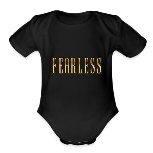Fearless - Organic Short Sleeve Baby Bodysuit