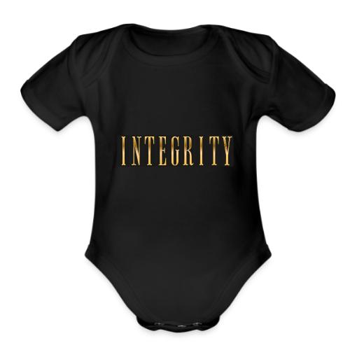 Golden Integrity - Organic Short Sleeve Baby Bodysuit