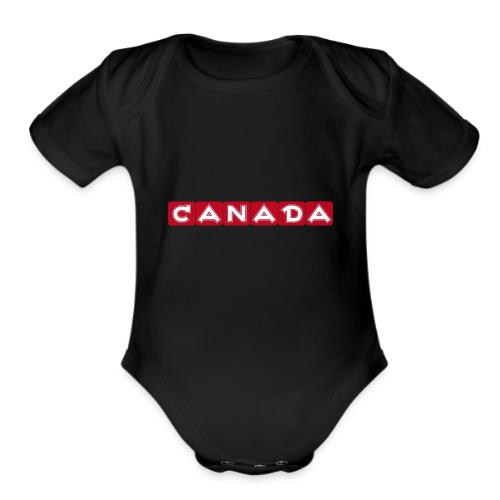Canada - Organic Short Sleeve Baby Bodysuit