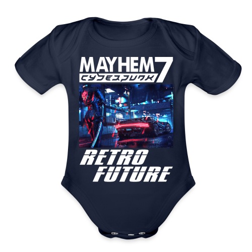M7 Cyberpunk - Organic Short Sleeve Baby Bodysuit