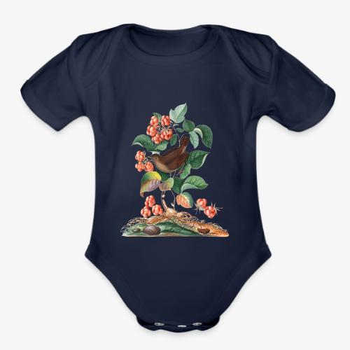 Eurasian Wren - Organic Short Sleeve Baby Bodysuit