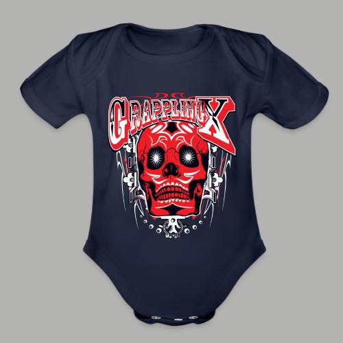 Grappling X Day of the Dead - Organic Short Sleeve Baby Bodysuit