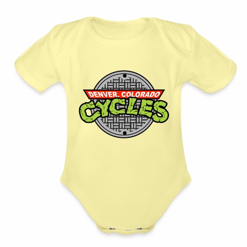 Cycles: Trio Power! - Organic Short Sleeve Baby Bodysuit