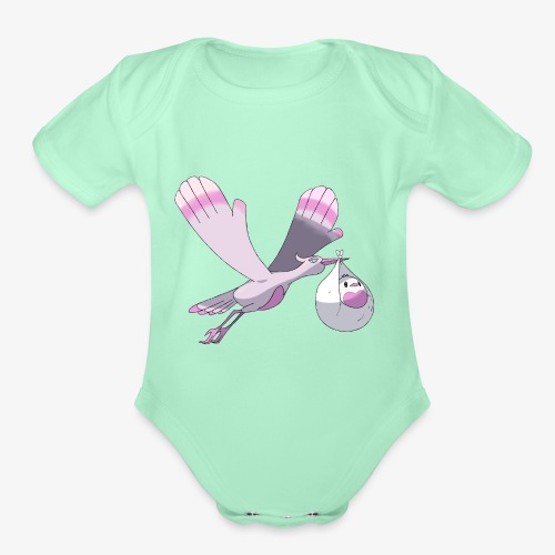 Baby's shirt - Organic Short Sleeve Baby Bodysuit