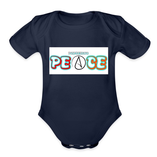 PEACE - Organic Short Sleeve Baby Bodysuit