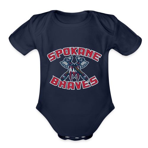 Spokane Braves - Organic Short Sleeve Baby Bodysuit