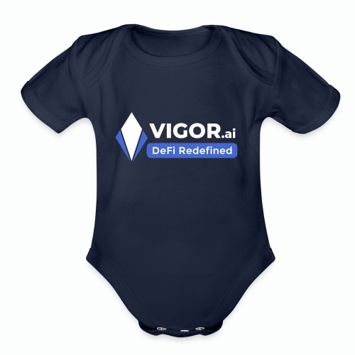 VIGOR.ai DeFi Redefined - Organic Short Sleeve Baby Bodysuit