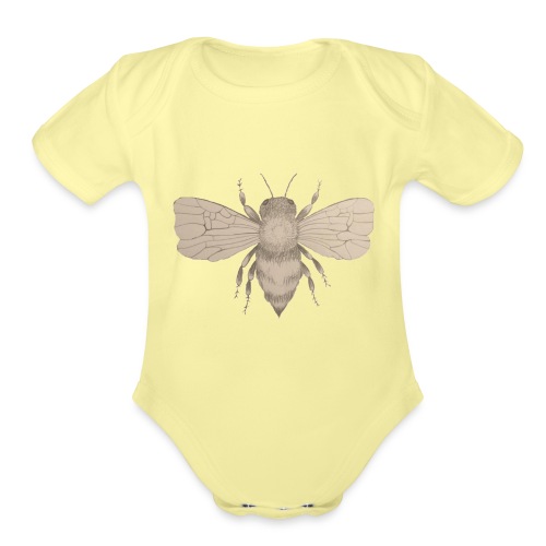 Bee - Organic Short Sleeve Baby Bodysuit