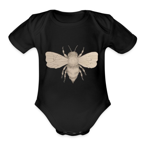 Bee - Organic Short Sleeve Baby Bodysuit