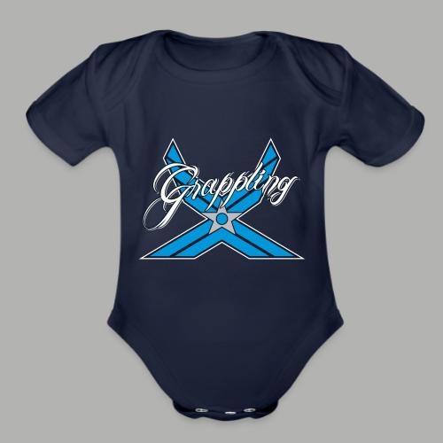 Grappling X Air-Force - Organic Short Sleeve Baby Bodysuit