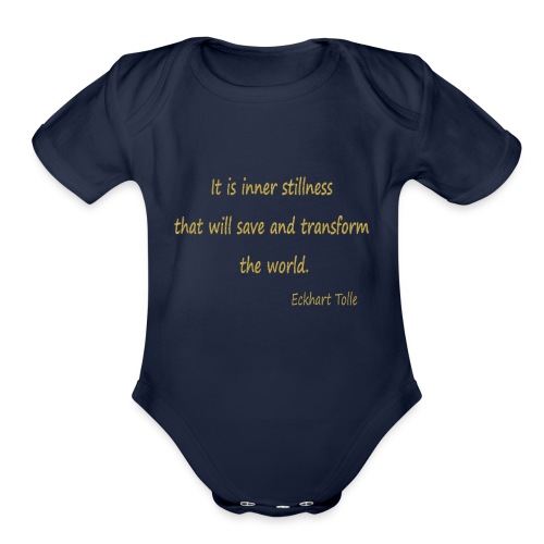 Inner Stillness - Organic Short Sleeve Baby Bodysuit