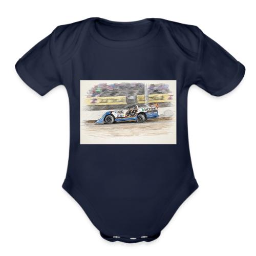 Jonathan Davenport's #49 - Organic Short Sleeve Baby Bodysuit