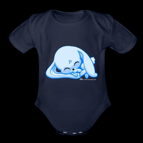 Blue Bunny - Organic Short Sleeve Baby Bodysuit