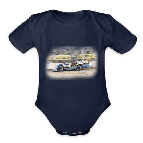 Johnathan Davenport's #49 B - Organic Short Sleeve Baby Bodysuit