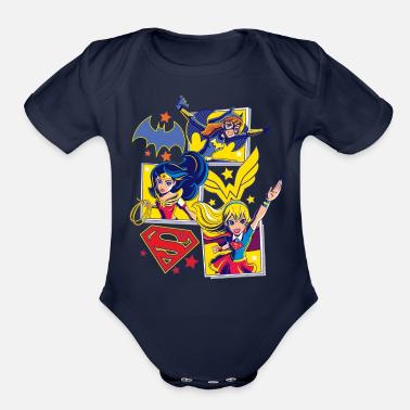thumbnail image 2 of HeartSoul DC Comics Scrubs Top – Bat Girl / Super Girl / Wonder Woman V-Neck, Women's HS719 DMGG 2 of 3