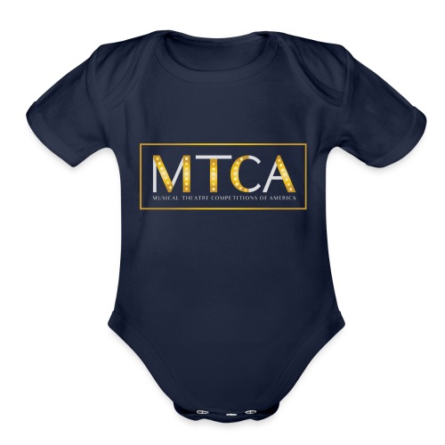 MTCA Square LOGO - Organic Short Sleeve Baby Bodysuit