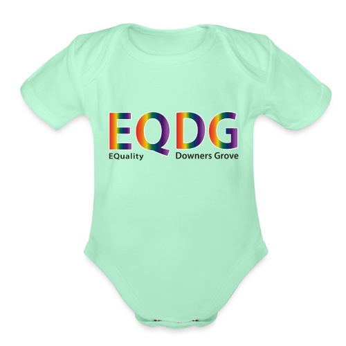 EQDG text - Organic Short Sleeve Baby Bodysuit