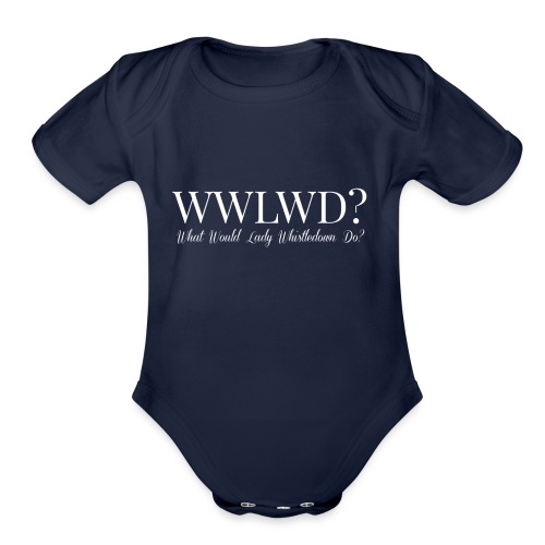 What Would Lady Whistledown Do? - Organic Short Sleeve Baby Bodysuit