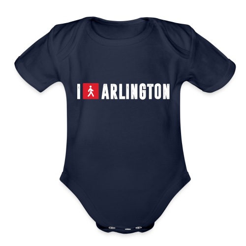 I Walk Arlington - Organic Short Sleeve Baby Bodysuit