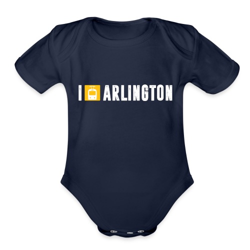I Streetcar Arlington - Organic Short Sleeve Baby Bodysuit