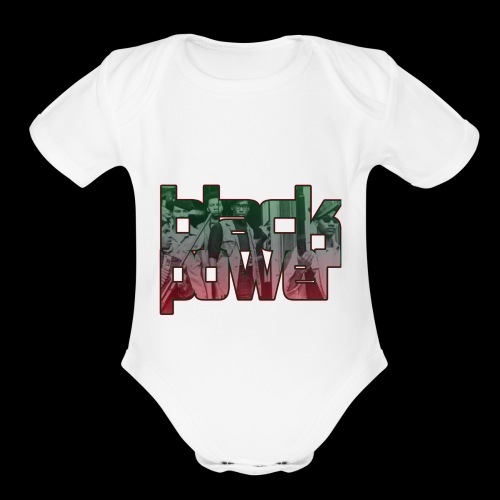 Black Power - Organic Short Sleeve Baby Bodysuit