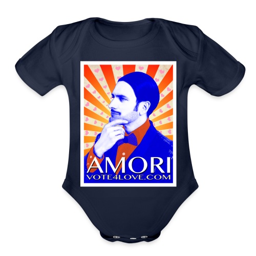 Amori_poster_1d - Organic Short Sleeve Baby Bodysuit