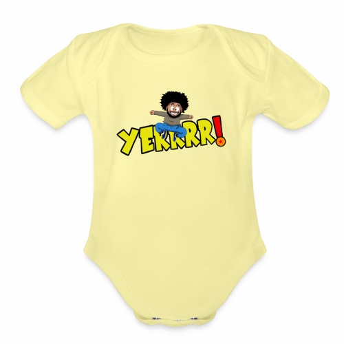 #Yerrrr! - Organic Short Sleeve Baby Bodysuit