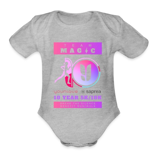 Team Magic Run - Organic Short Sleeve Baby Bodysuit
