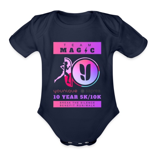 Team Magic Run - Organic Short Sleeve Baby Bodysuit