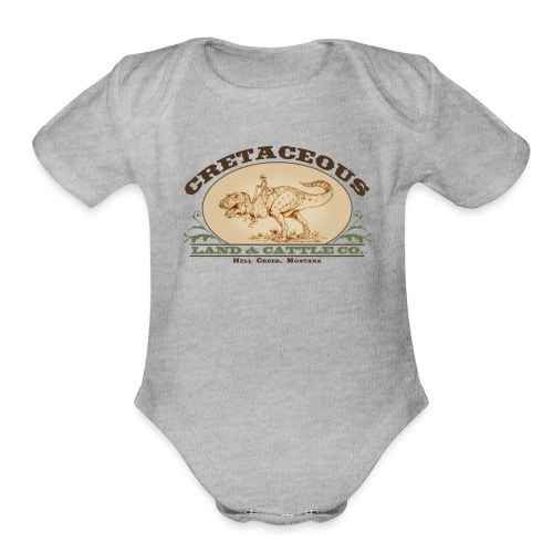 Cretaceous Land and Cattle Co, - Organic Short Sleeve Baby Bodysuit