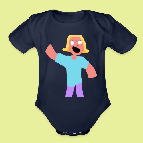croppybloppytwilightboi - Organic Short Sleeve Baby Bodysuit