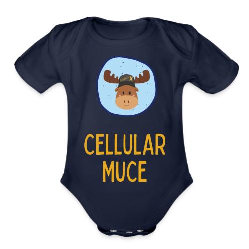 Cellular MuCe - Organic Short Sleeve Baby Bodysuit