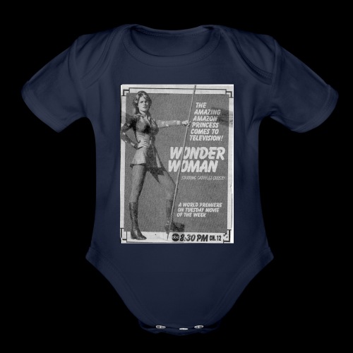 W Woman Original Newspaper Ad - Organic Short Sleeve Baby Bodysuit