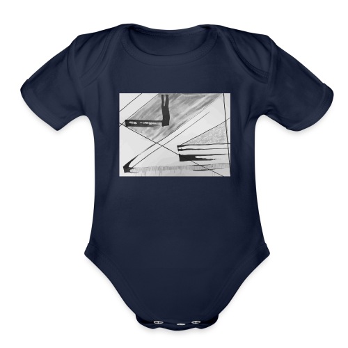 Ink - Organic Short Sleeve Baby Bodysuit
