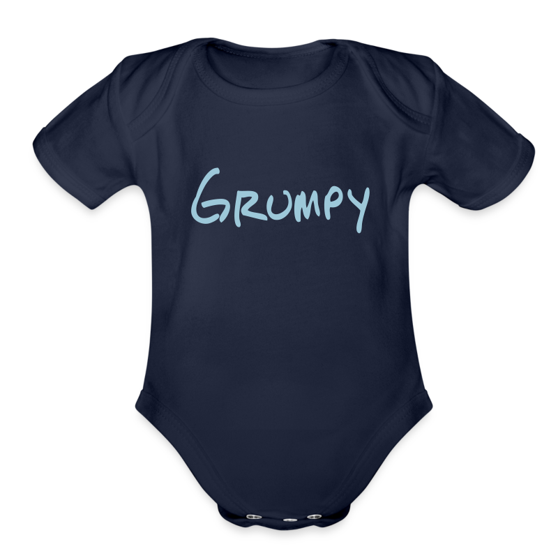 Grumpy - Organic Short Sleeve Baby Bodysuit