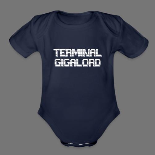 Terminal Gigalord ASCII - Organic Short Sleeve Baby Bodysuit