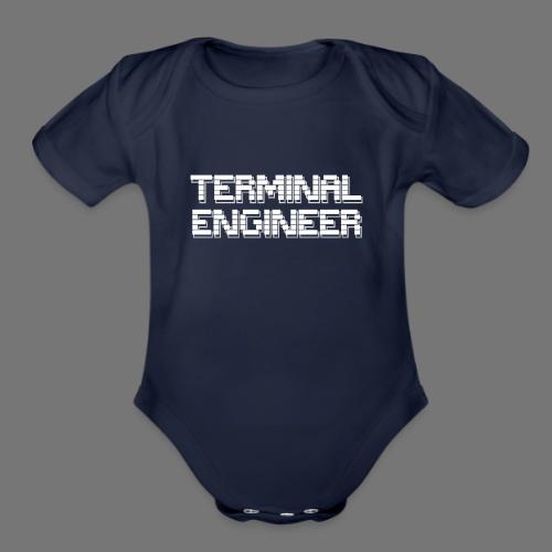 Terminal Engineer ASCII - Organic Short Sleeve Baby Bodysuit