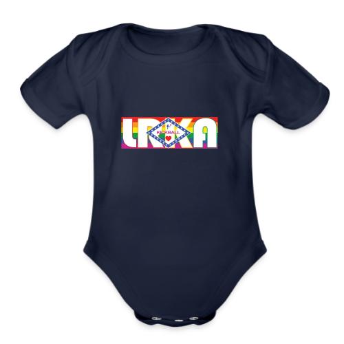 AR FLAG LRKA PRIDE - Organic Short Sleeve Baby Bodysuit