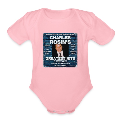 Charles Rosin's Greatest Hits - Organic Short Sleeve Baby Bodysuit