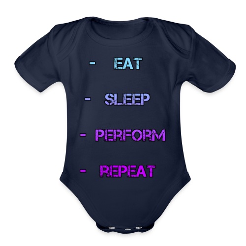 littlelaurzs productions T-shirt - Organic Short Sleeve Baby Bodysuit