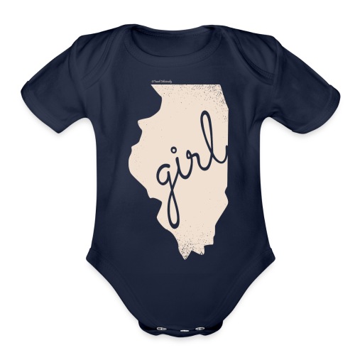 Illinois Girl Product - Organic Short Sleeve Baby Bodysuit