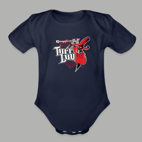 Grappling X Tuff Luv - Organic Short Sleeve Baby Bodysuit