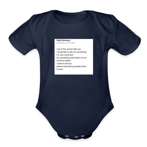 Yowza - Organic Short Sleeve Baby Bodysuit