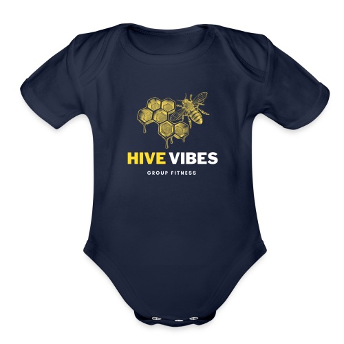 HIVE VIBES GROUP FITNESS - Organic Short Sleeve Baby Bodysuit