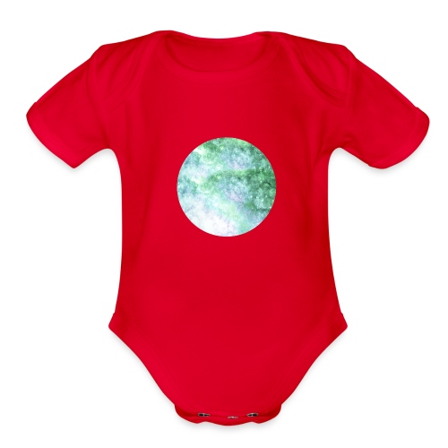 Green Sky - Organic Short Sleeve Baby Bodysuit