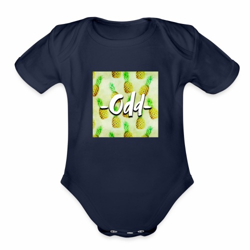 Odd Pineapple - Organic Short Sleeve Baby Bodysuit