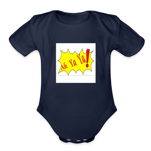 Ah Ya Ya T-shirt - Organic Short Sleeve Baby Bodysuit