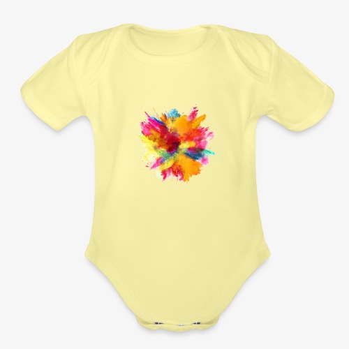splash case - Organic Short Sleeve Baby Bodysuit