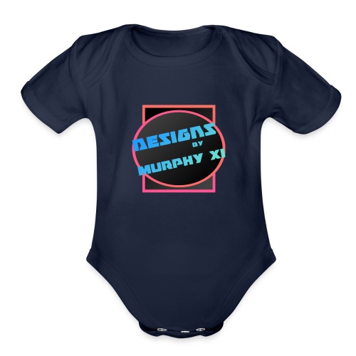 Designs By MurphyXi Special Whole Logo - Organic Short Sleeve Baby Bodysuit